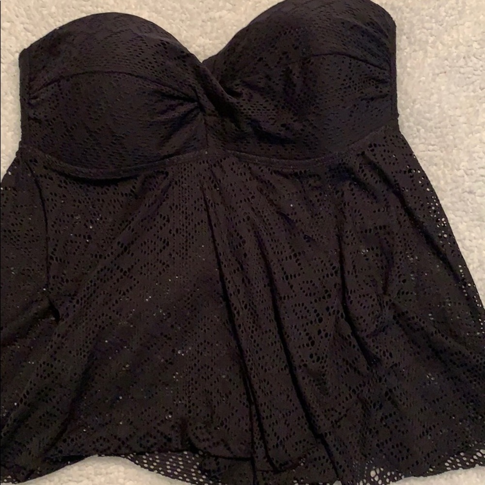 Tankini, Sheer Black